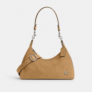 Silver/Peanut Coach Juliet Shoulder Bag | COH864935