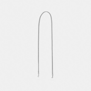 Silver Coach Dinky Chain Strap | COH866443