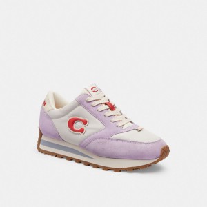Soft Purple/Multi Coach Runner Sneaker | COH865821