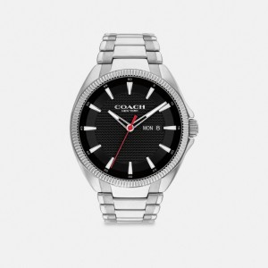 Stainless Steel Coach Jackson Watch, 45 Mm | COH866991
