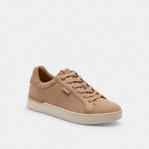 Taupe Coach Lowline Low Top Sneaker | COH865835