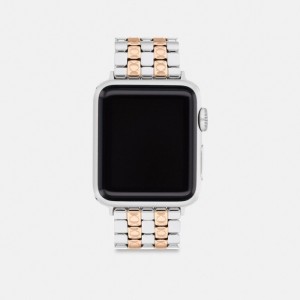 Two Tone Coach Apple Watch® Strap, 38 Mm, 40 Mm And 41 Mm | COH866288