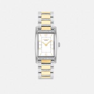 Two Tone Coach Reese Watch, 35 Mm X 24 Mm | COH866310