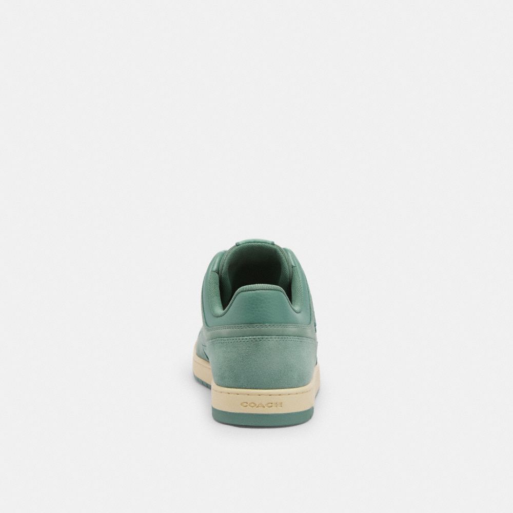 Aquamarine Coach C201 Sneaker In Signature Canvas Jacquard | COH866811