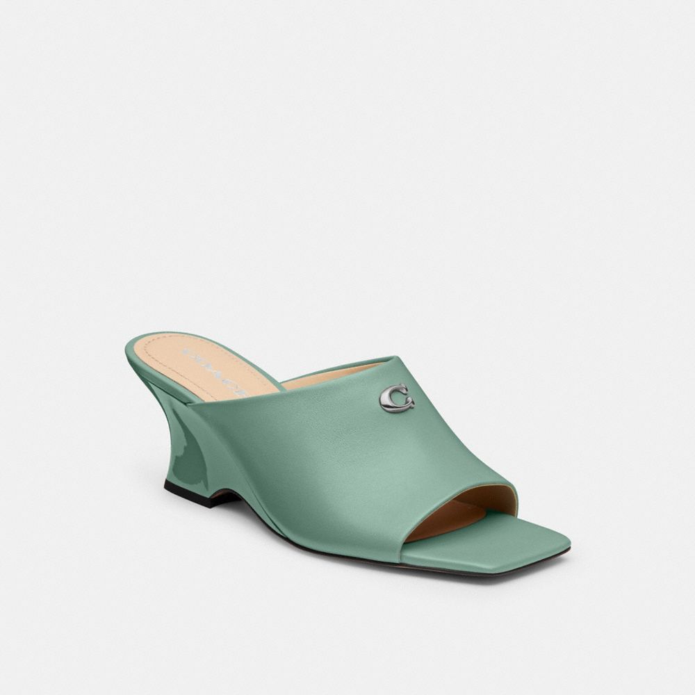 Aquamarine Coach Celeste Wedge | COH865728