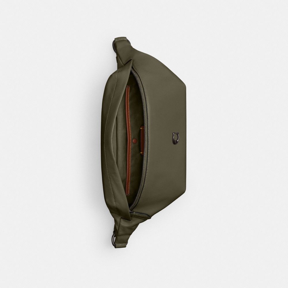 Army Green Coach Hall Belt Bag | COH866539