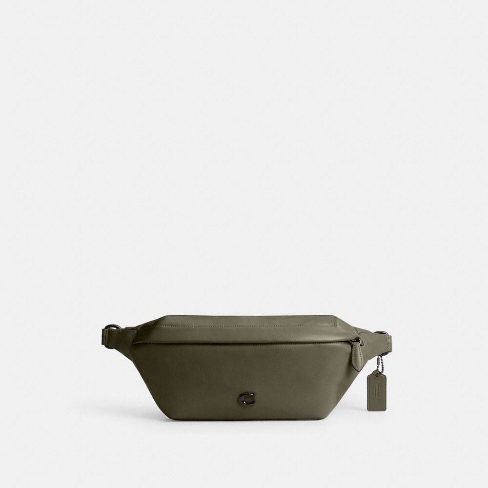 Army Green Coach Hall Belt Bag | COH866539