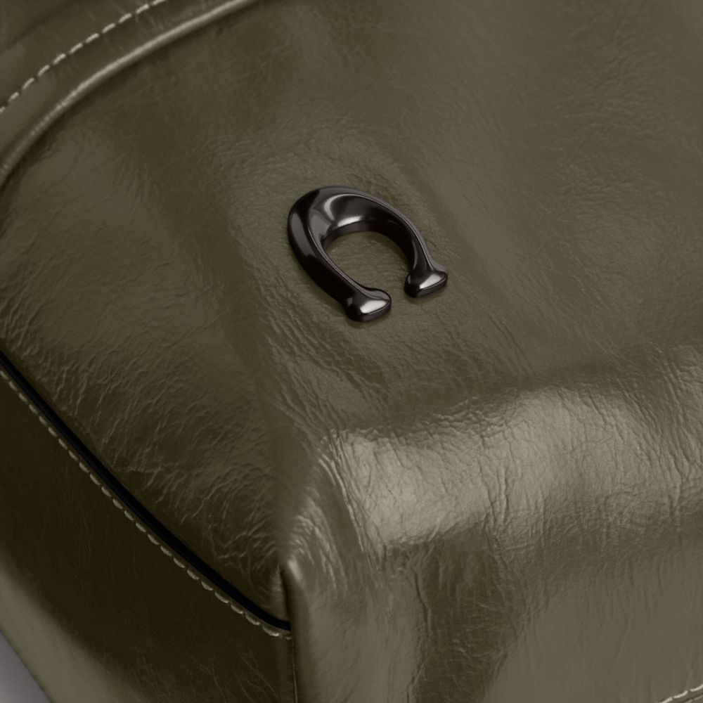 Army Green Coach Hall Tote Bag | COH866648