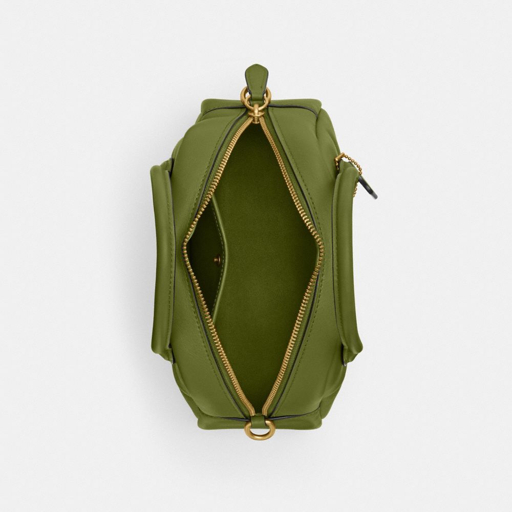 B4/Dark Lime Coach Borough Bowling Bag | COH865121