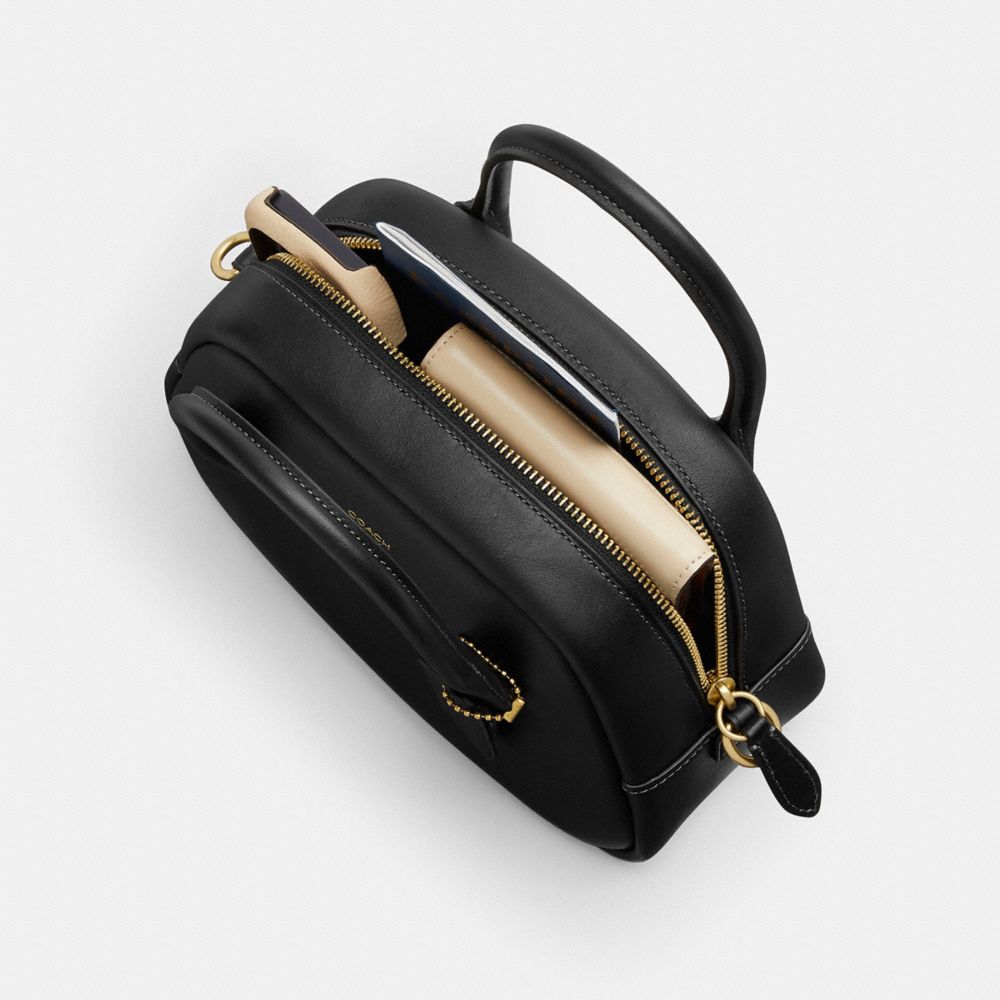 B4/Dark Lime Coach Borough Bowling Bag | COH865121