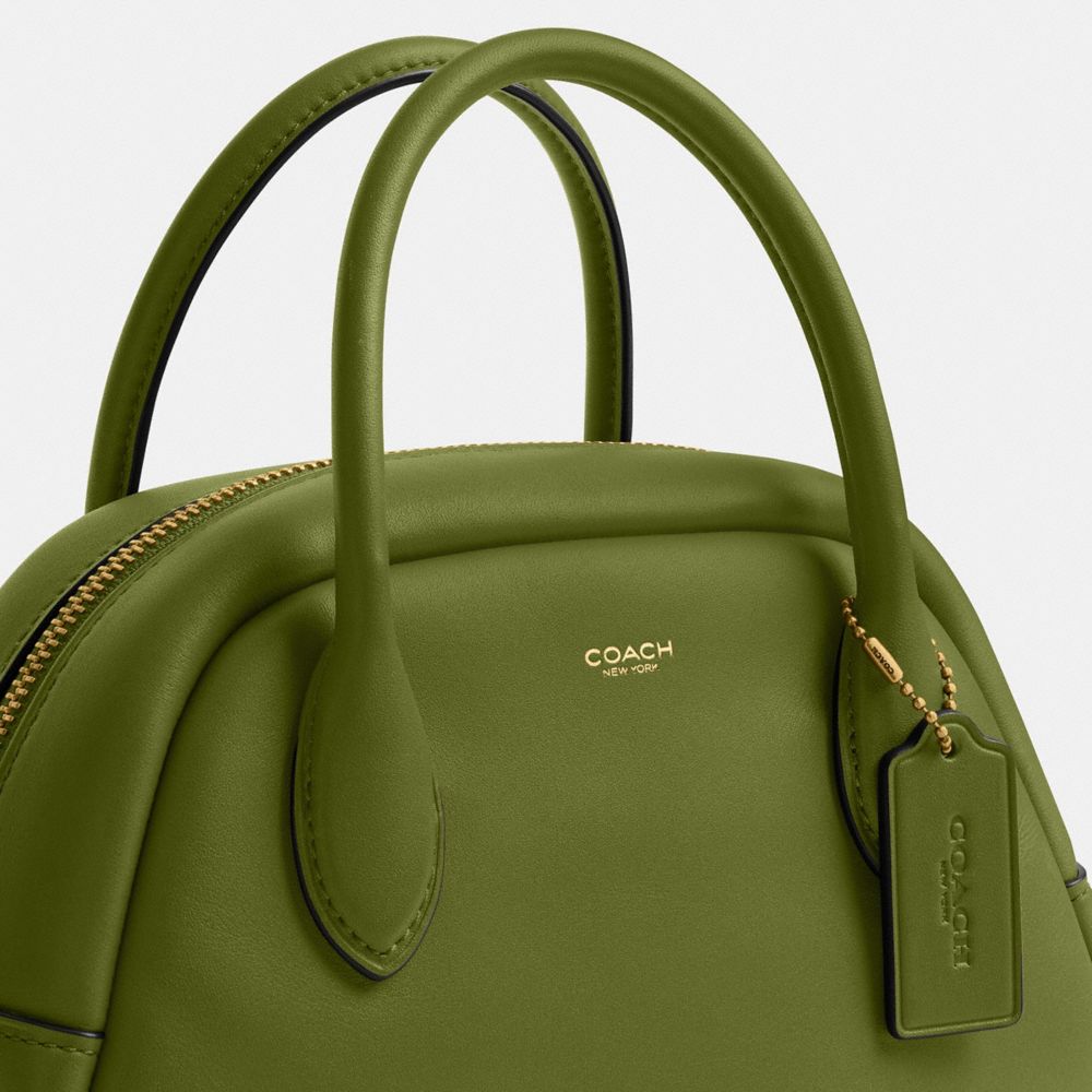 B4/Dark Lime Coach Borough Bowling Bag | COH865121