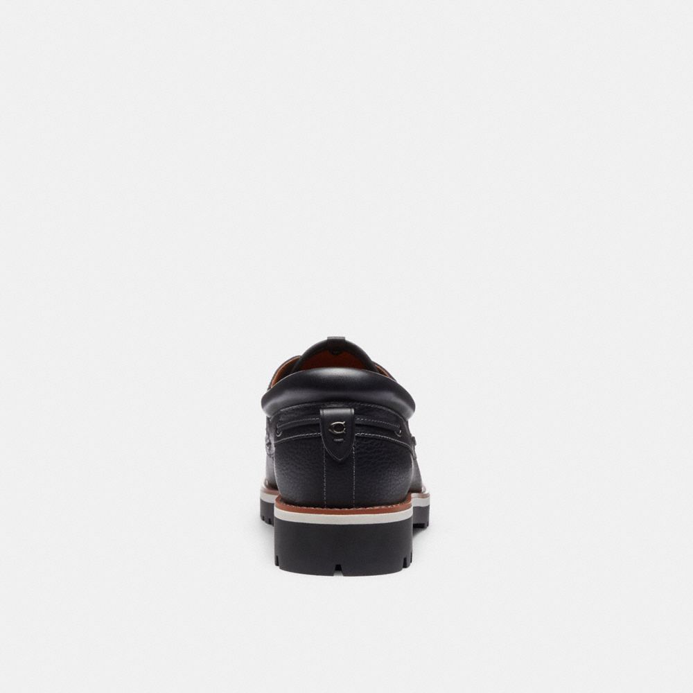 Black Coach Benson Boat Shoe | COH866823