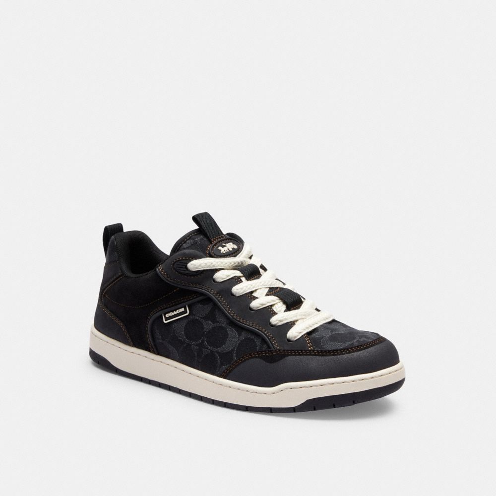 Black Coach C203 Sneaker | COH866803