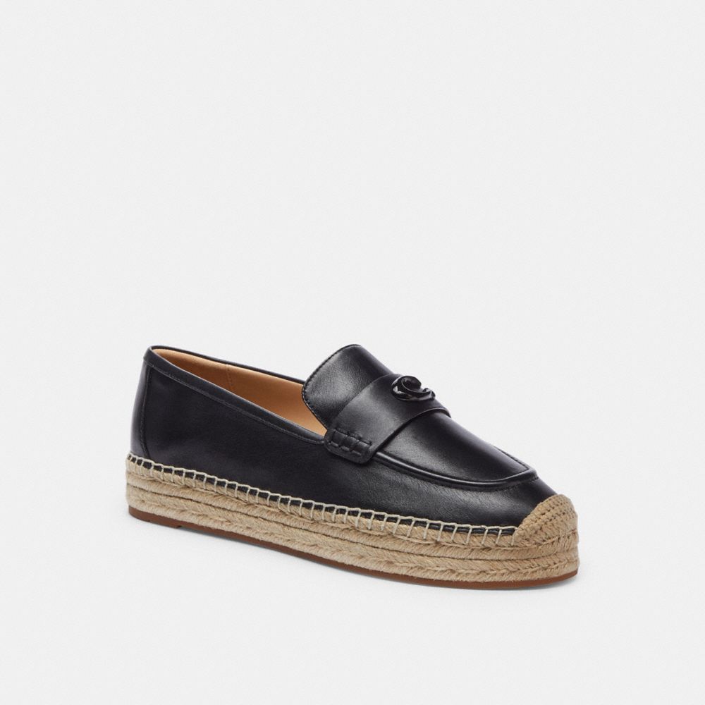 Black Coach Camilla Espadrille | COH865769