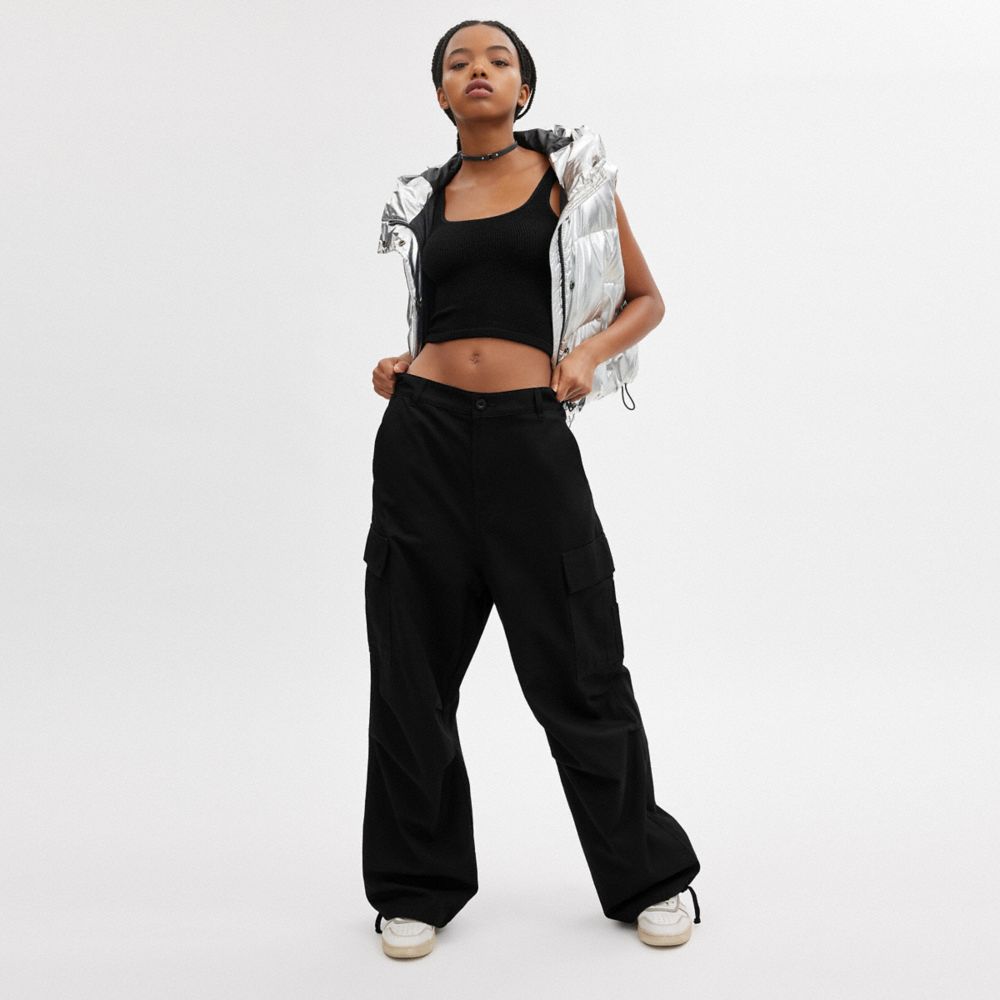 Black Coach Cargo Pants | COH866031
