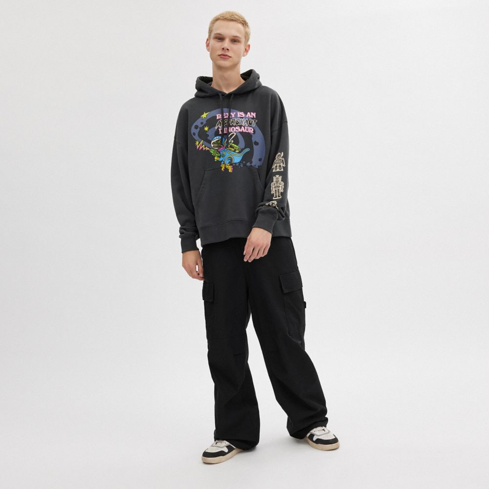 Black Coach Cargo Pants | COH866031