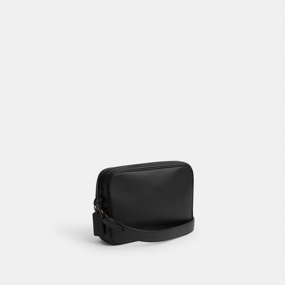 Black Coach Charter Flap Crossbody 24 | COH866613