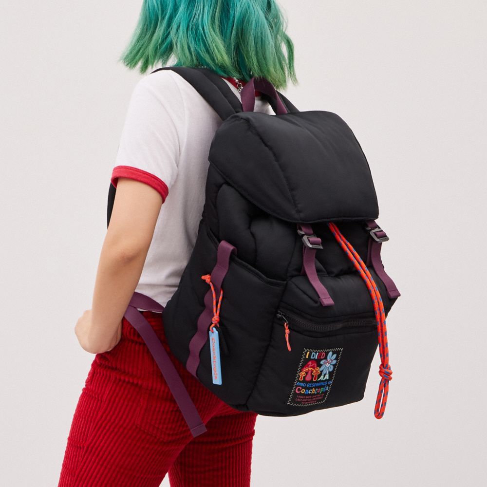 Black Coach Coachtopia Loop Backpack | COH866486