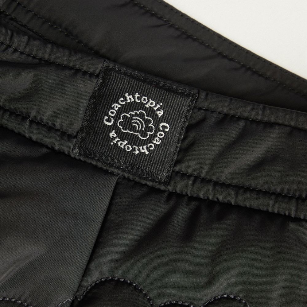 Black Coach Coachtopia Loop Quilted Cloud Skirt | COH866025