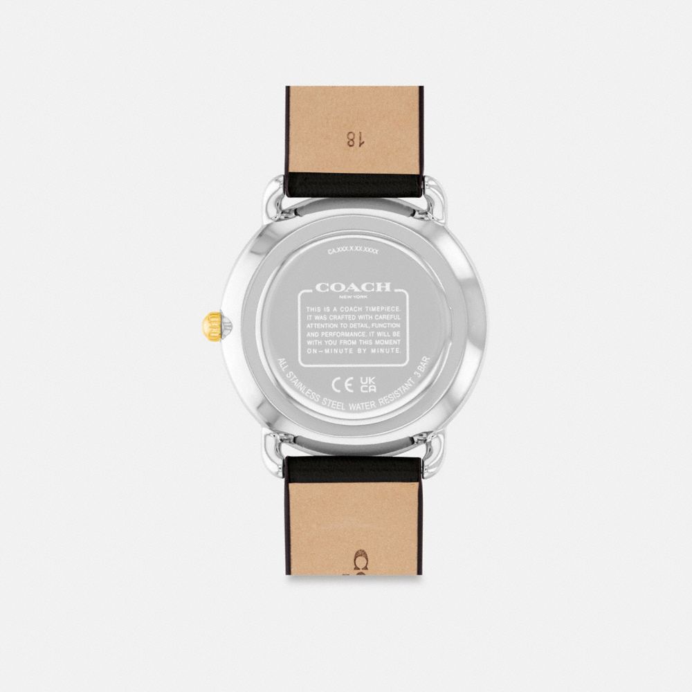 Black Coach Elliot Watch, 36 Mm | COH866233