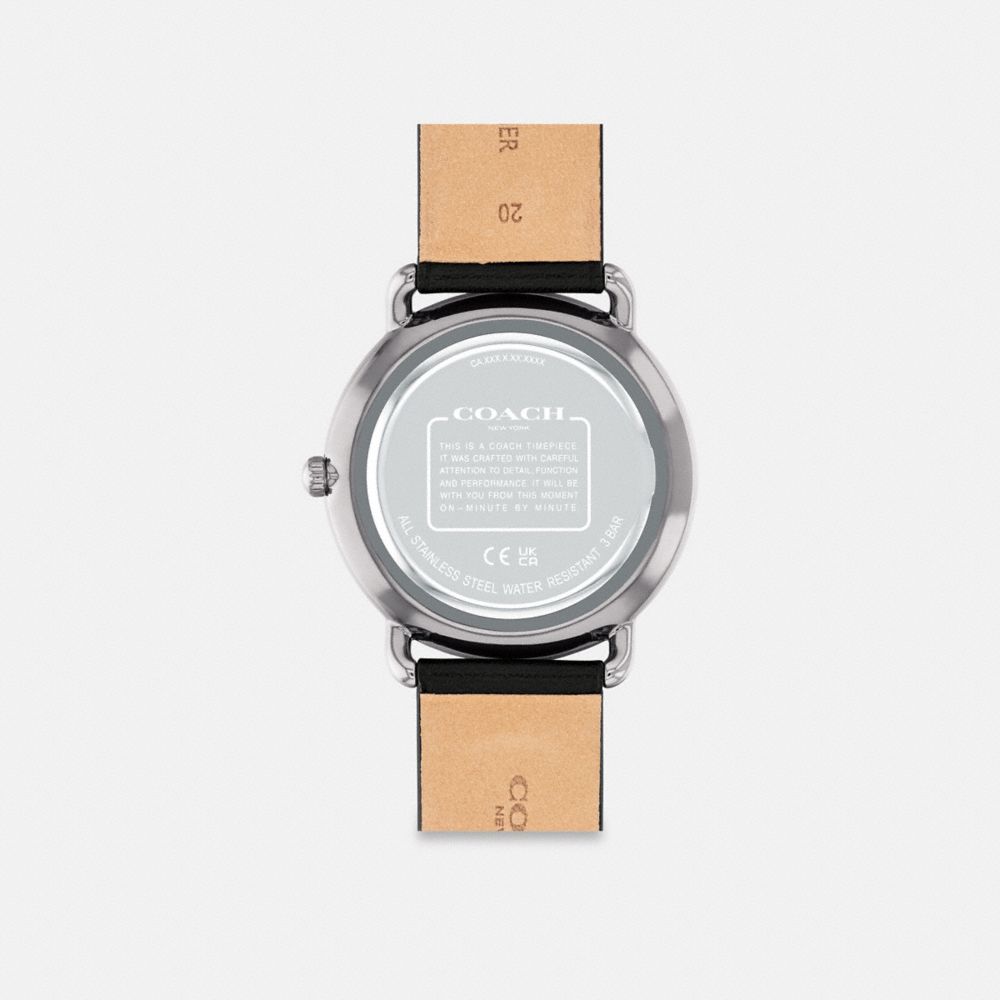 Black Coach Elliot Watch, 41 Mm | COH866959