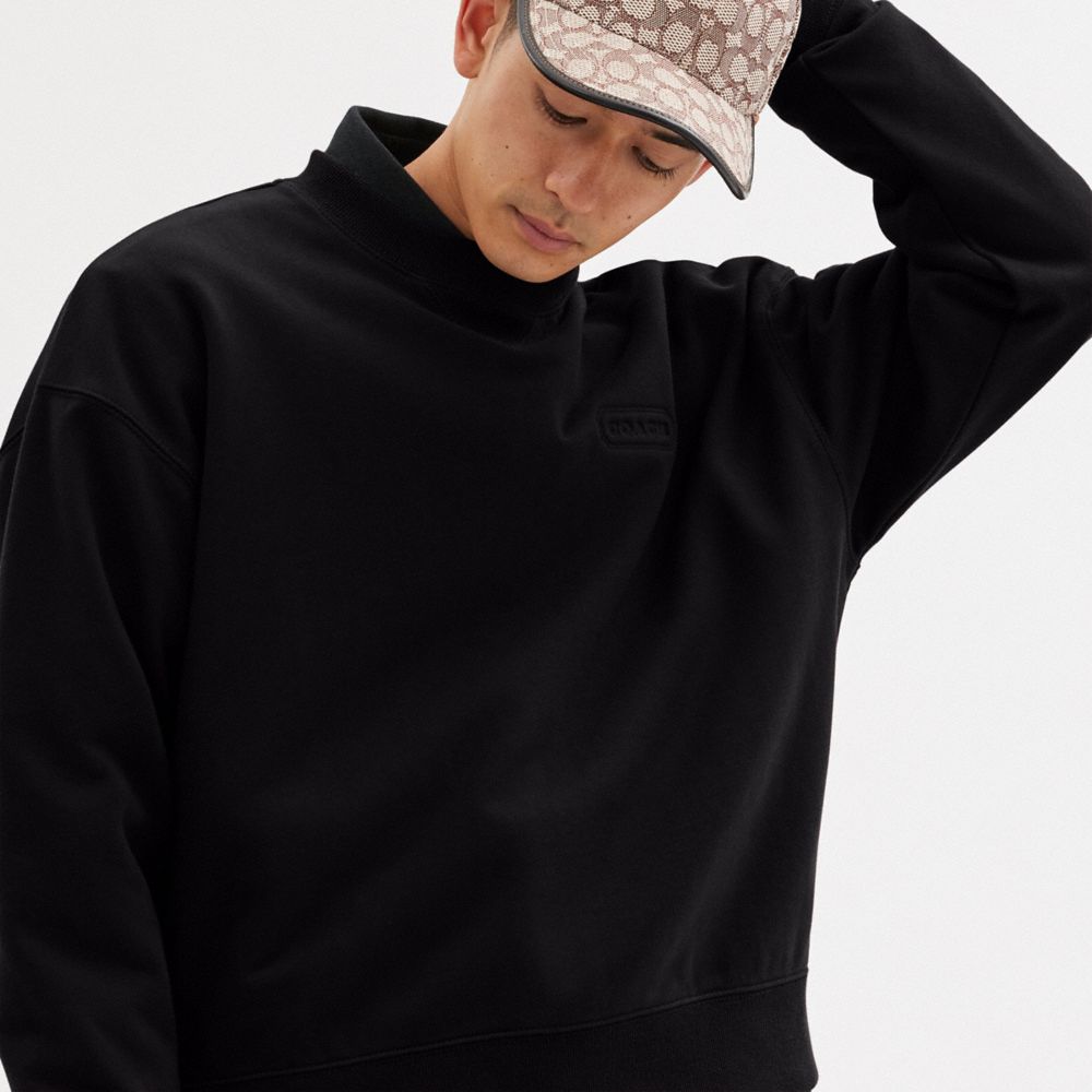 Black Coach Essential Crewneck | COH865955