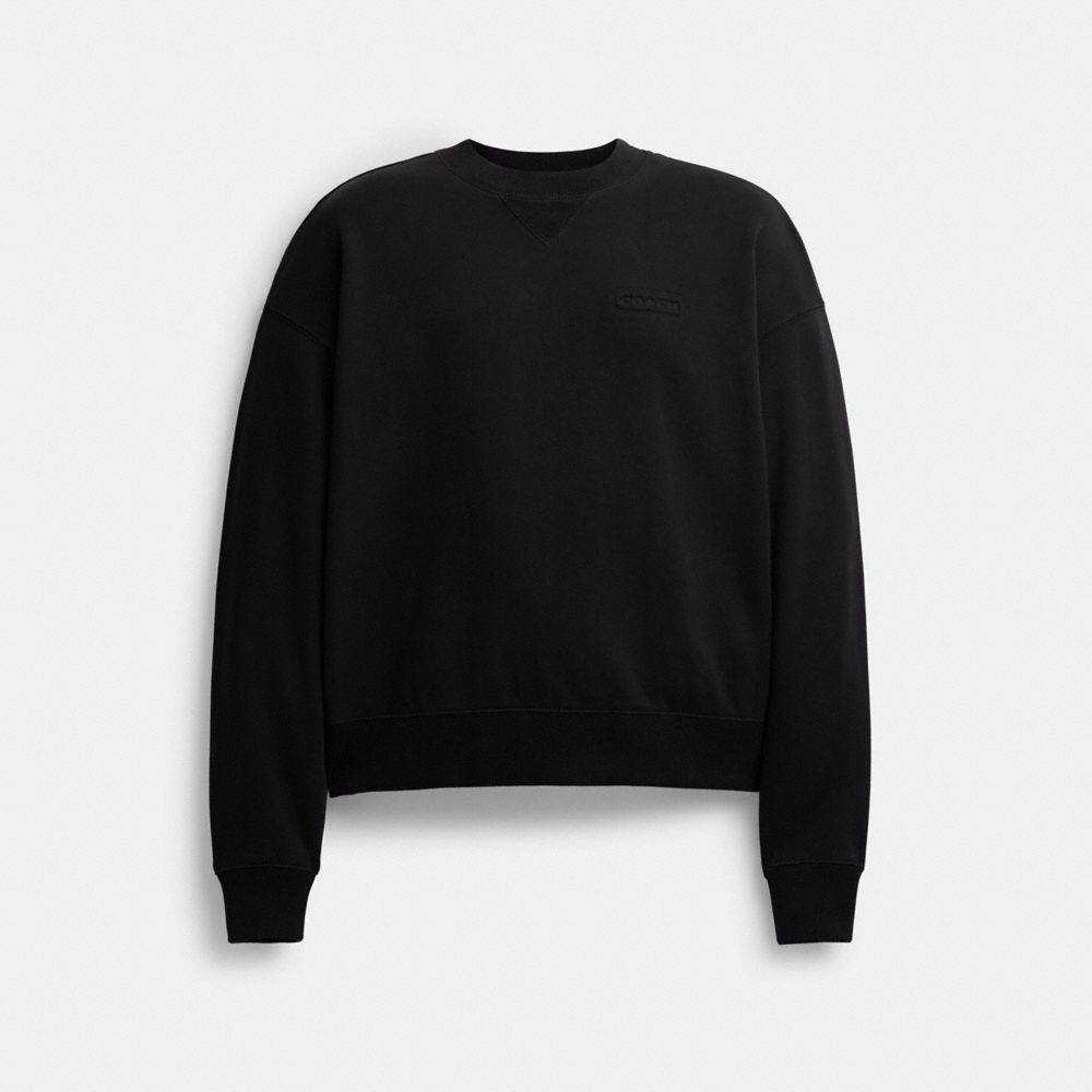 Black Coach Essential Crewneck | COH865955