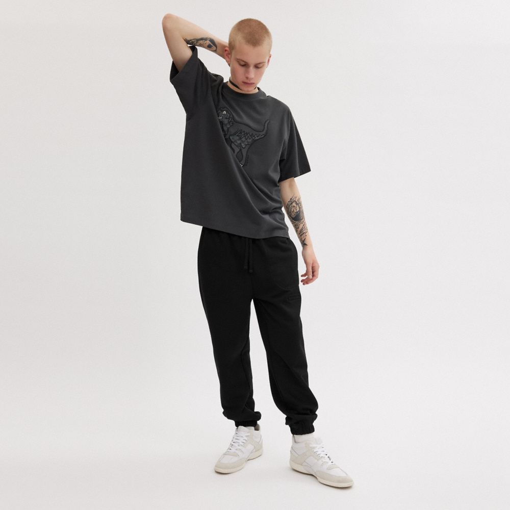 Black Coach Essential Solid Joggers | COH866027