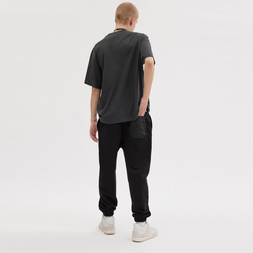 Black Coach Essential Solid Joggers | COH866027