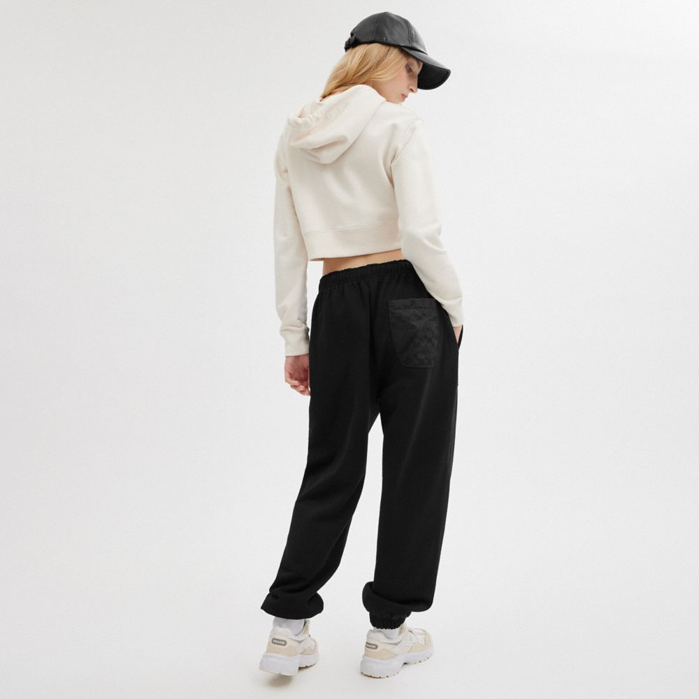 Black Coach Essential Solid Joggers | COH866027