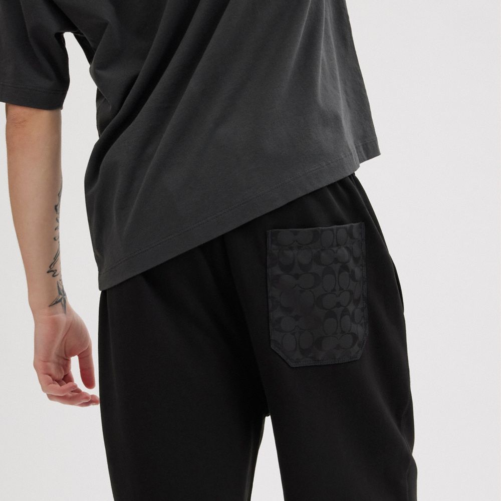 Black Coach Essential Solid Joggers | COH866027