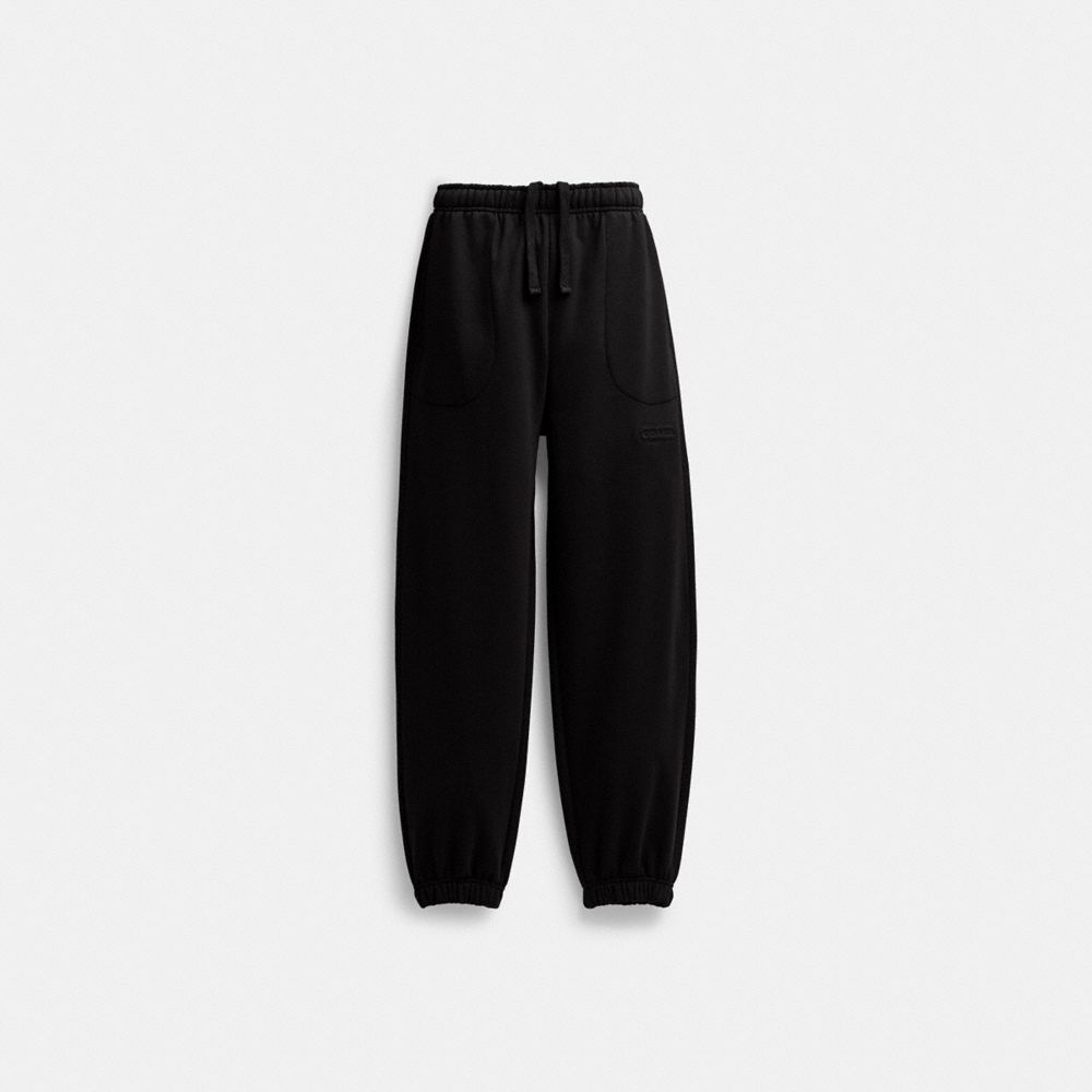 Black Coach Essential Solid Joggers | COH866027
