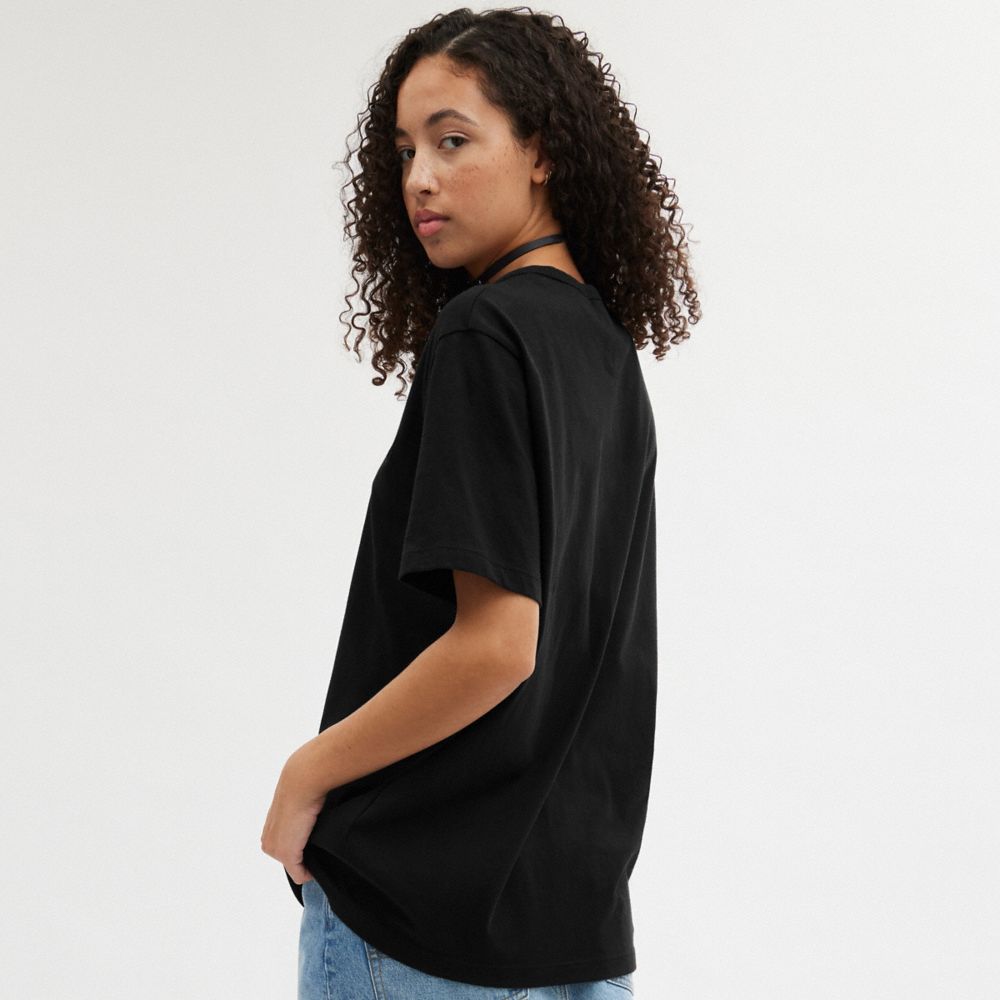 Black Coach Essential T Shirt | COH866914