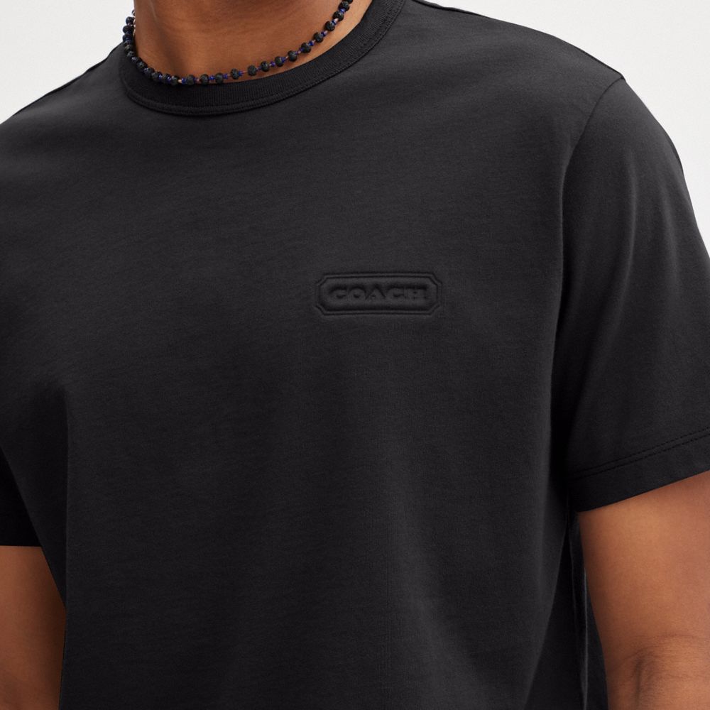 Black Coach Essential T Shirt | COH866914