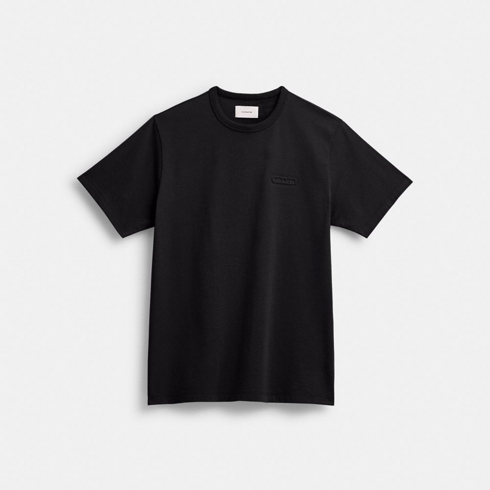 Black Coach Essential T Shirt | COH866914