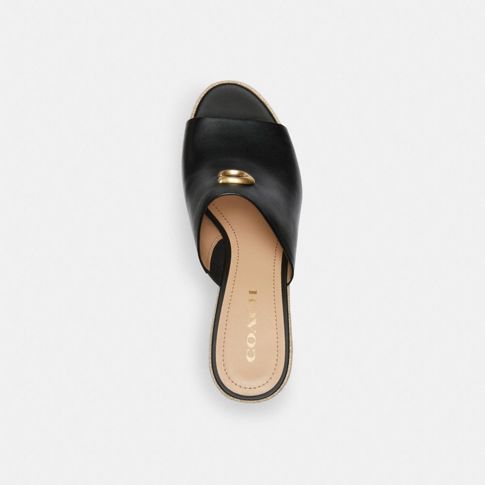 Black Coach Gloria Wedge | COH865872