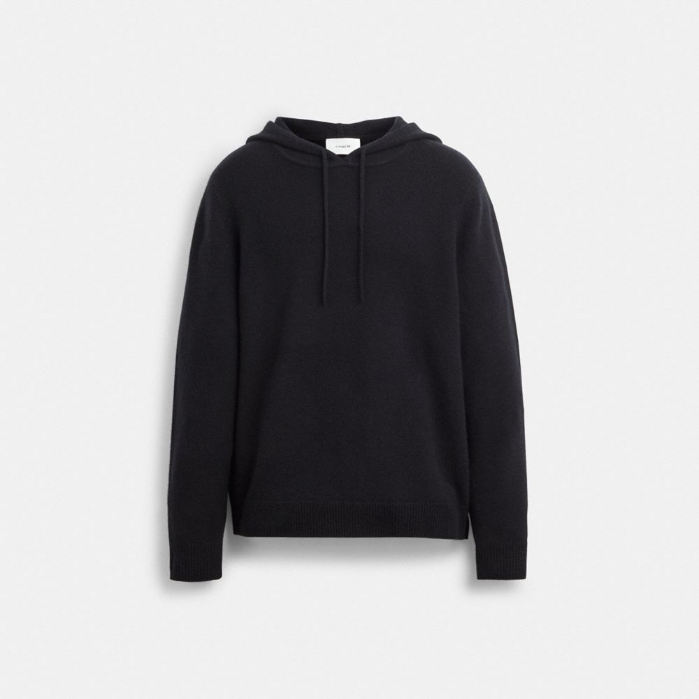 Black Coach Hooded Sweater | COH866888