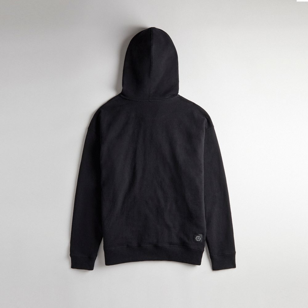 Black Coach Hoodie: Coachtopia Graphic Label | COH865963