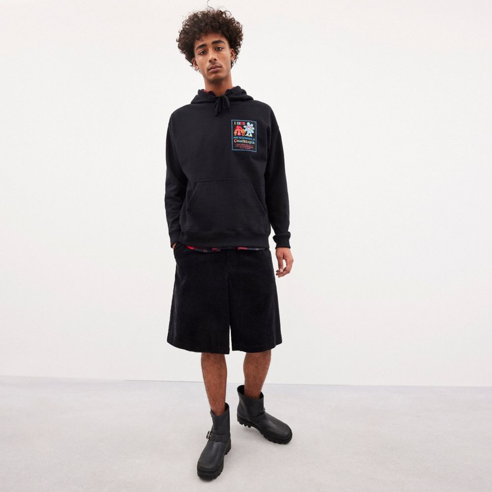 Black Coach Hoodie: Coachtopia Graphic Label | COH865963