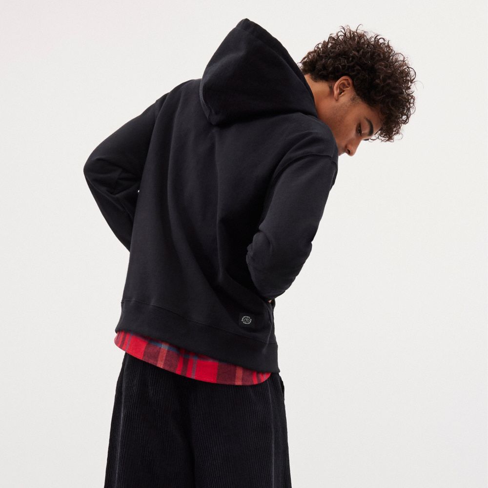 Black Coach Hoodie: Coachtopia Graphic Label | COH865963