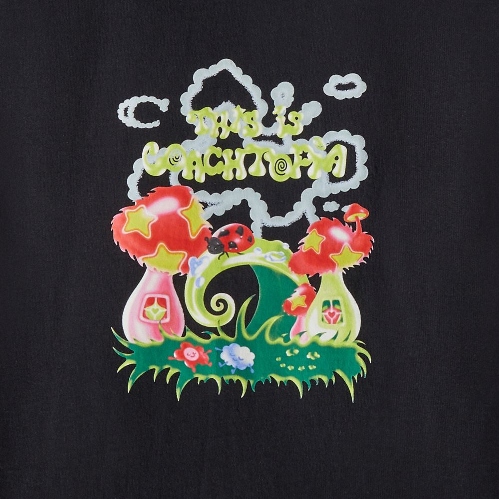 Black Coach Hoodie In 98% Recycled Cotton: This Is Coachtopia | COH865960