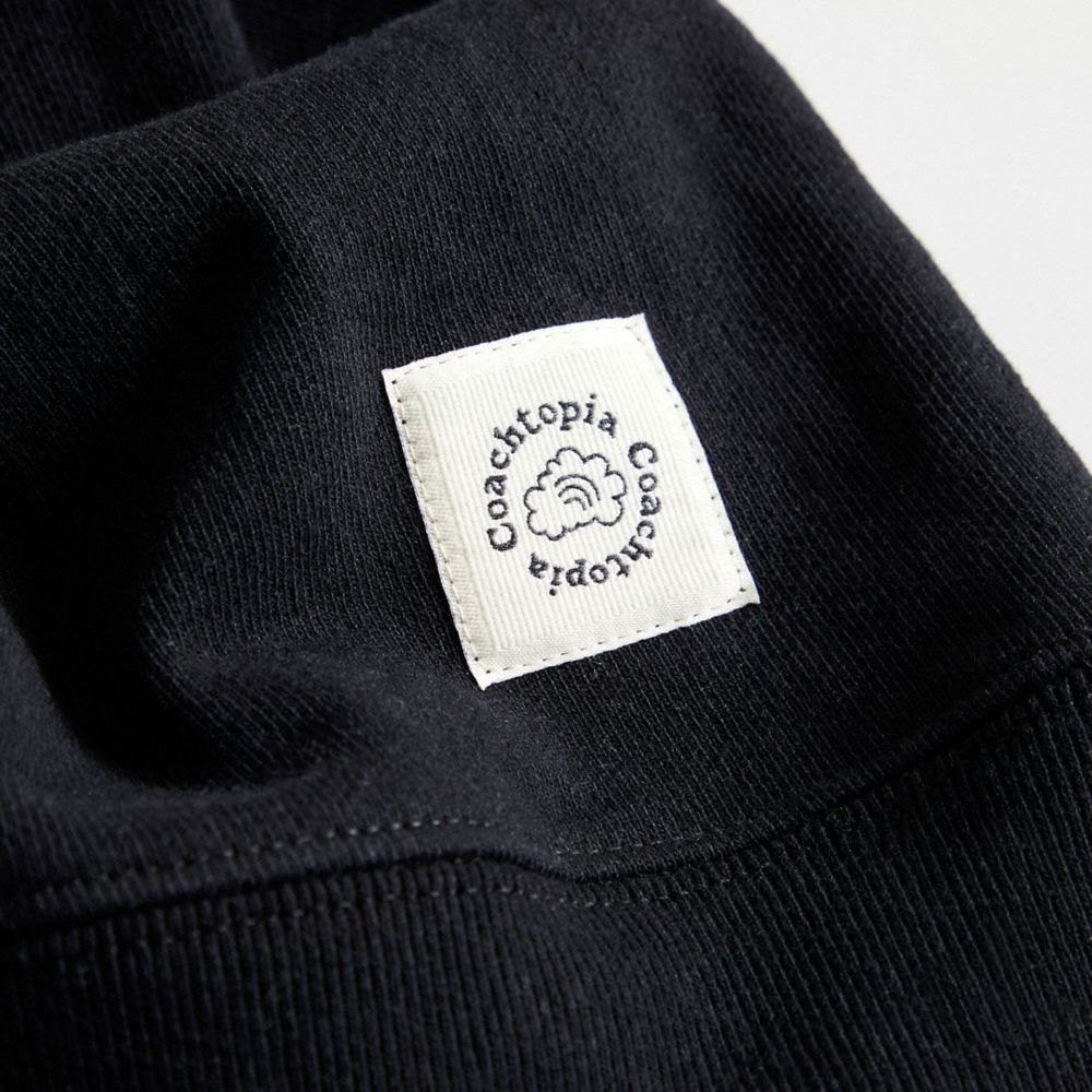 Black Coach Hoodie In 98% Recycled Cotton: This Is Coachtopia | COH865960