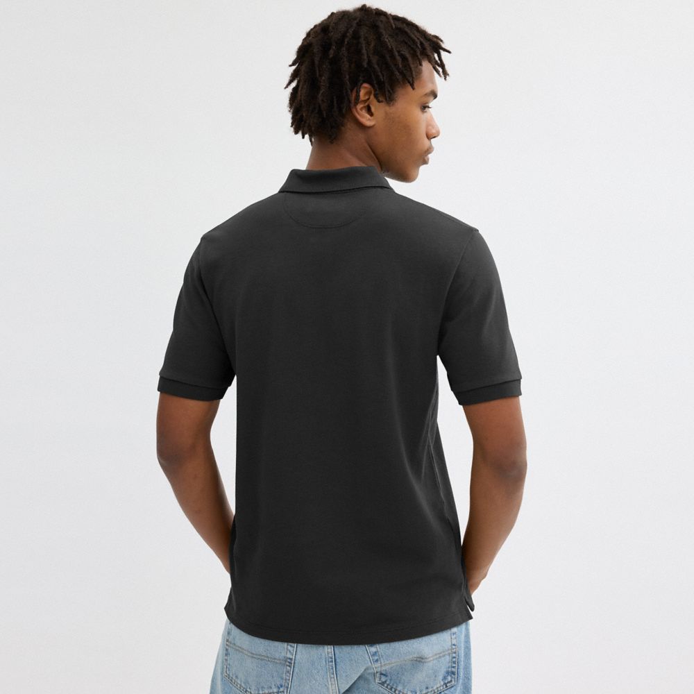 Black Coach Horse And Carriage Classic Polo | COH866901