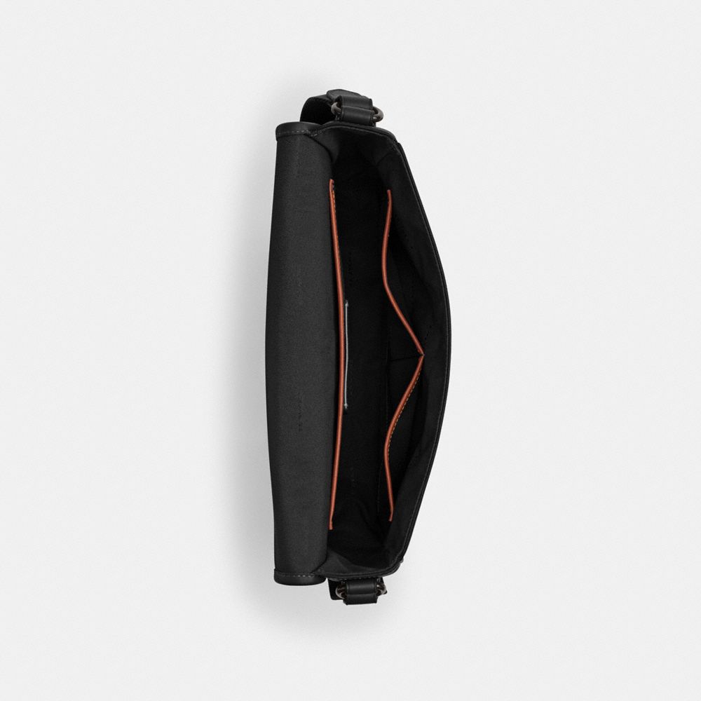 Black Coach League Messenger Bag | COH866616