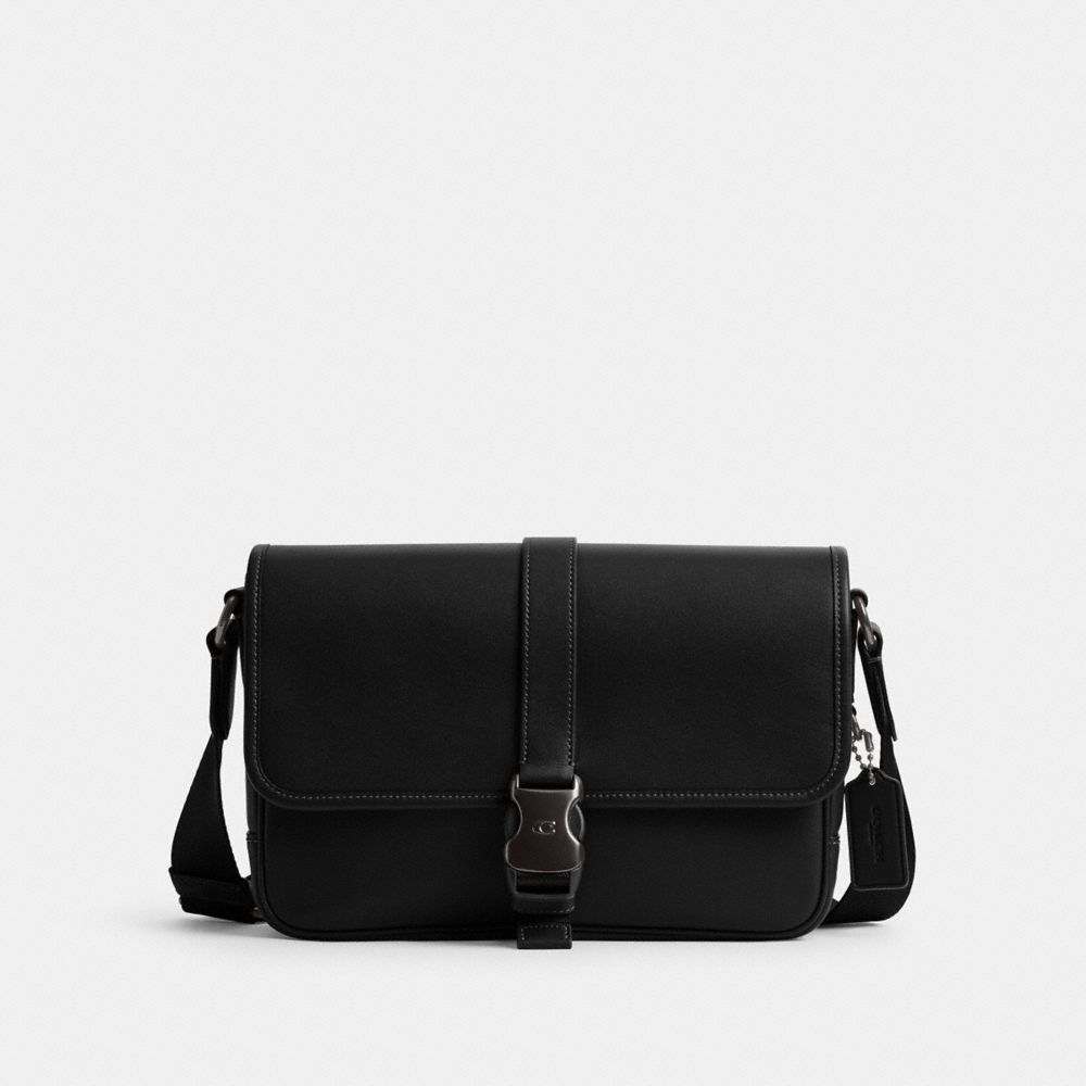 Black Coach League Messenger Bag | COH866616