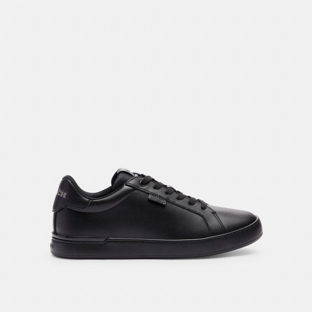Black Coach Lowline Low Top Sneaker | COH866787