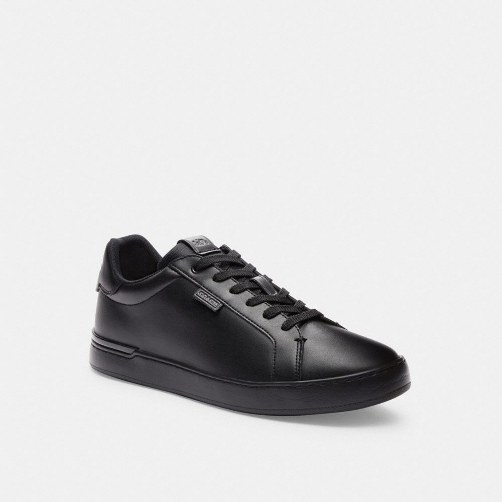 Black Coach Lowline Low Top Sneaker | COH866787