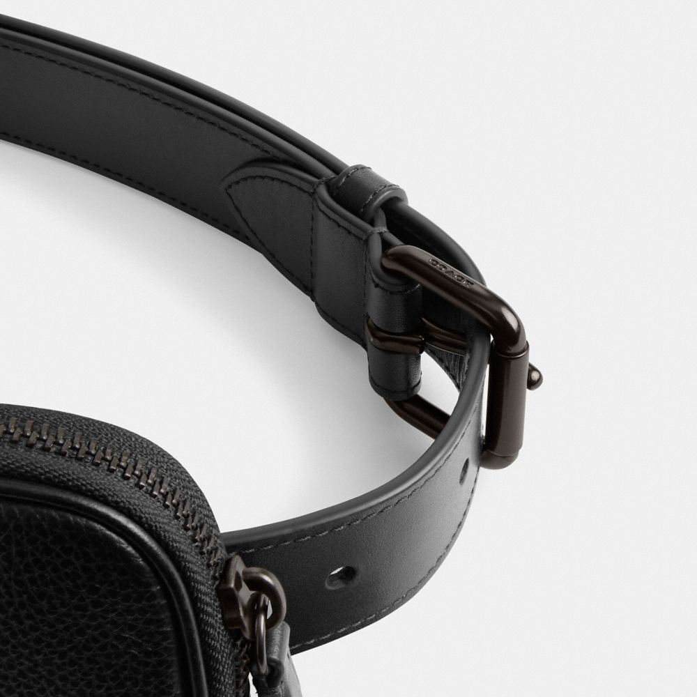 Black Coach Multi Pouch Belt Bag | COH866681