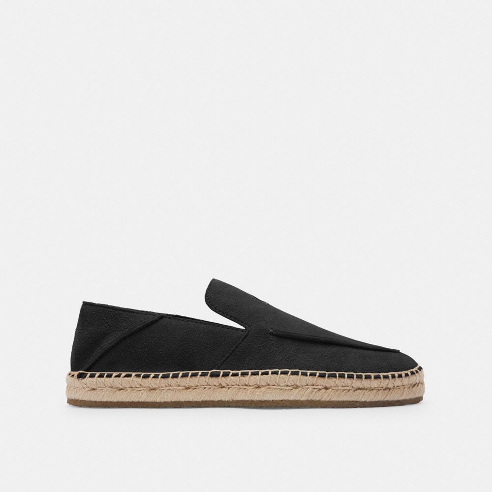 Black Coach Reilly Espadrille | COH866820