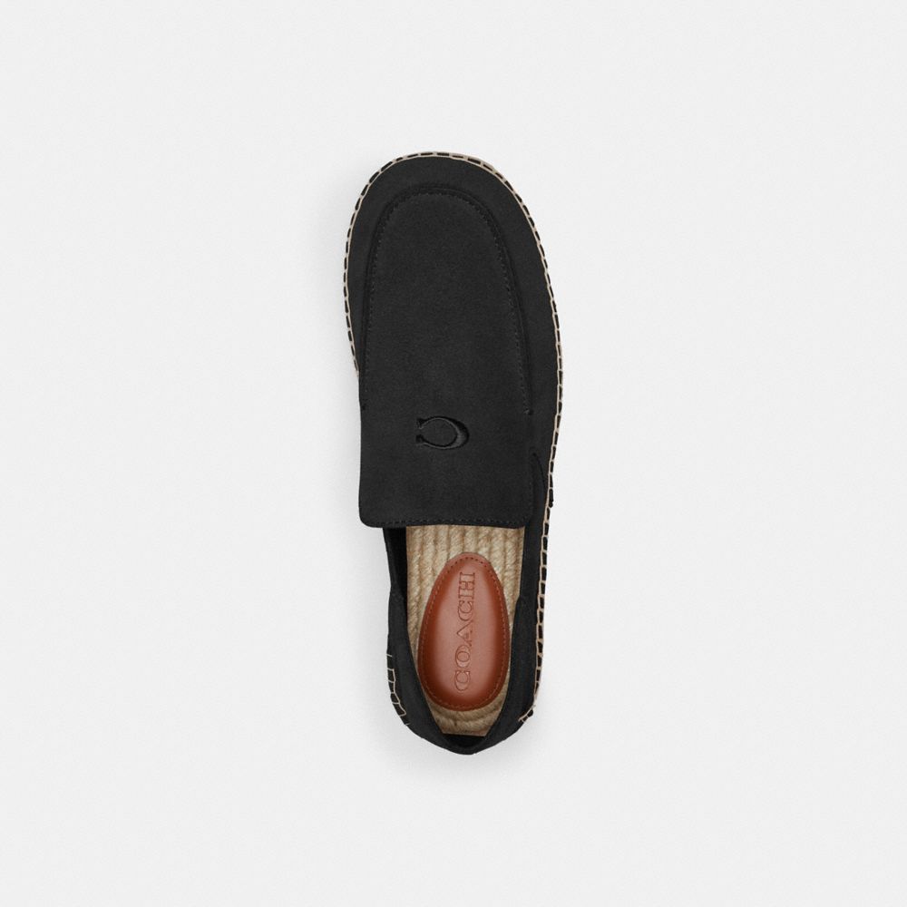 Black Coach Reilly Espadrille | COH866820